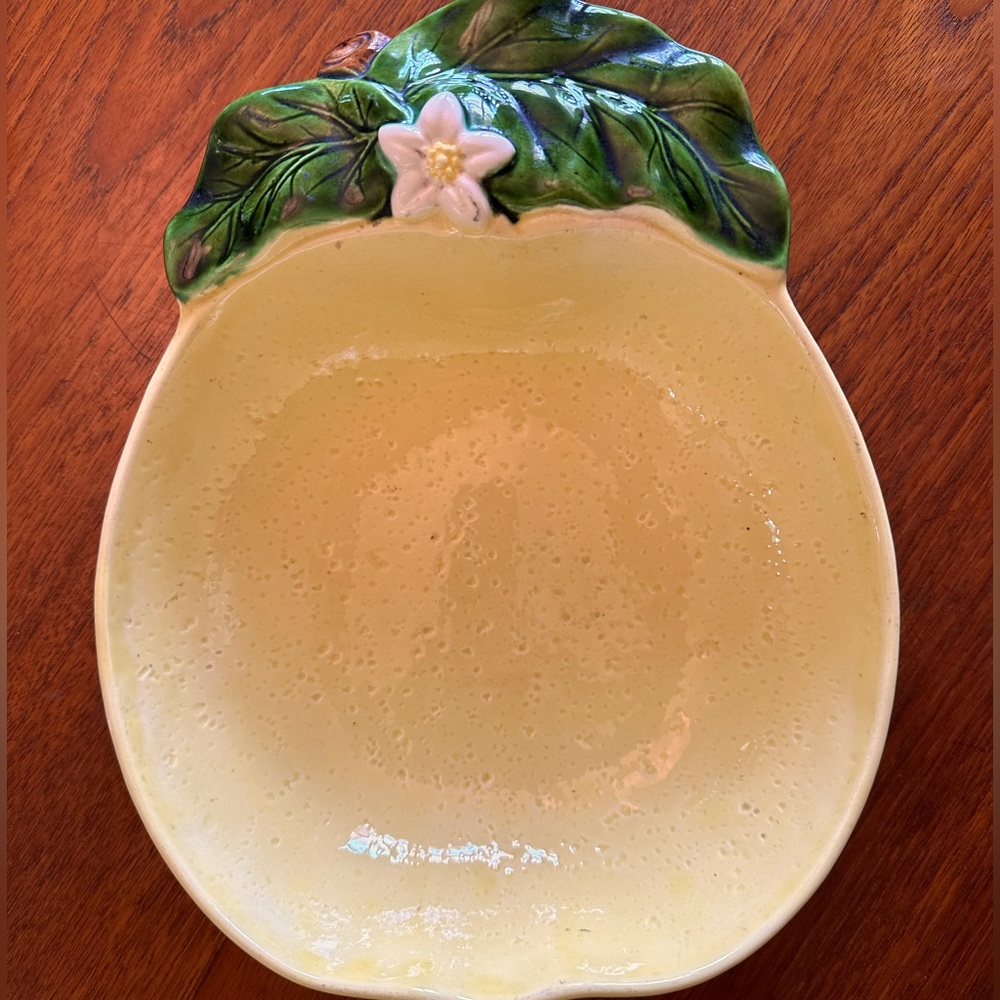 Vintage Midcentury Poppytrail Calif lemon serving bowl
